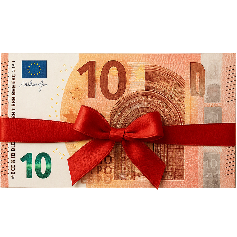 Gutschein im Wert von 10 Euro